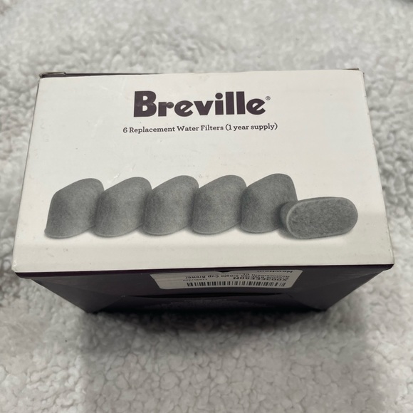 Breville BWF100 Single Cup Brewer Replacement Charcoal Filters White‎ - Picture 1 of 5
